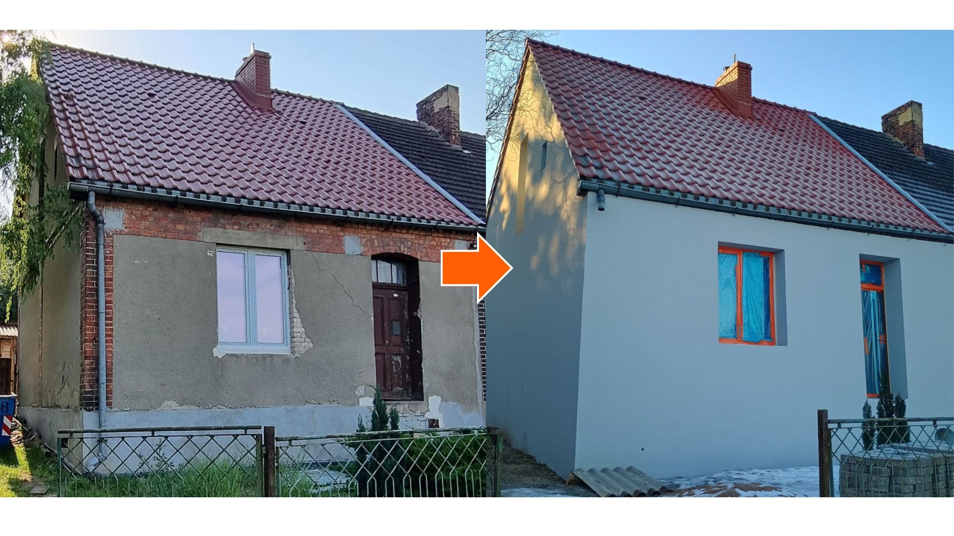 Docieplenia ścian zewnętrznych.